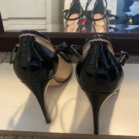 Salvatore Ferragamo black and pink retro Heels 7.5 - Picture 8 of 16